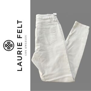 Laurie Felt‎ Los Angeles Silky Ankle Skinny with Zipper Legging Jeans - Size S